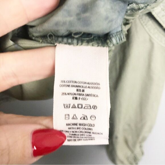 FREE PEOPLE | NEW Ripstop Parachute Utility Jacket Green Women’s Size X-Small - Picture 14 of 15